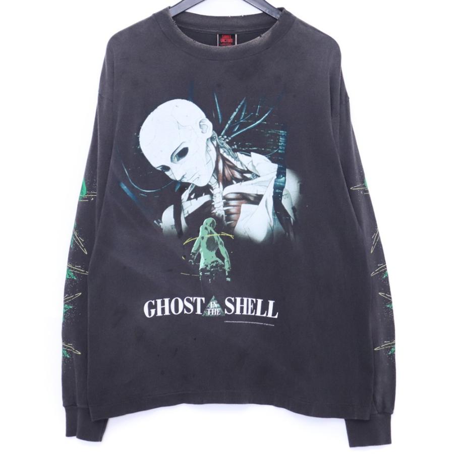 SAINT MICHAEL GS LS TEE GITS BLACK Mサイズ ブラック SM-YS1-0000
