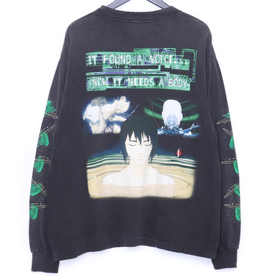 SAINT MICHAEL GS LS TEE GITS BLACK Mサイズ ブラック SM-YS1-0000