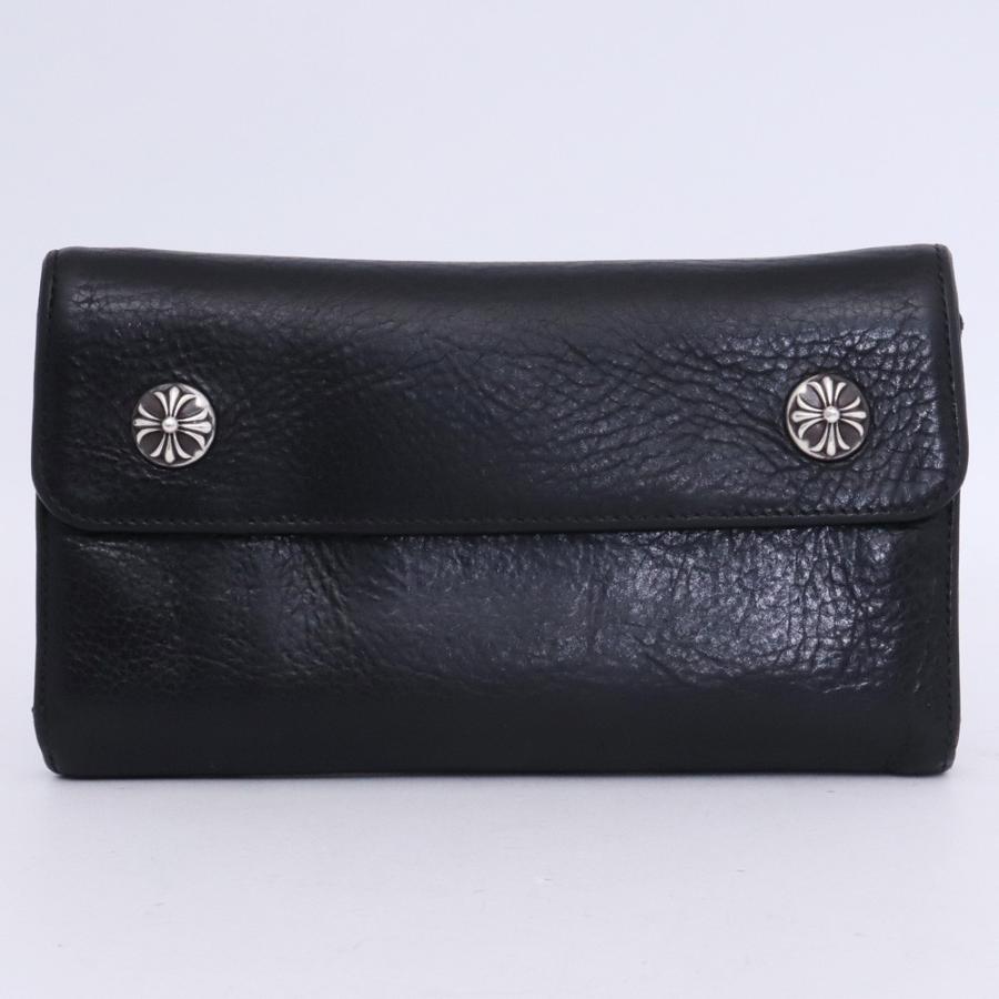 CHROME HEARTS ウェーブウォレット ブラック クロムハーツ