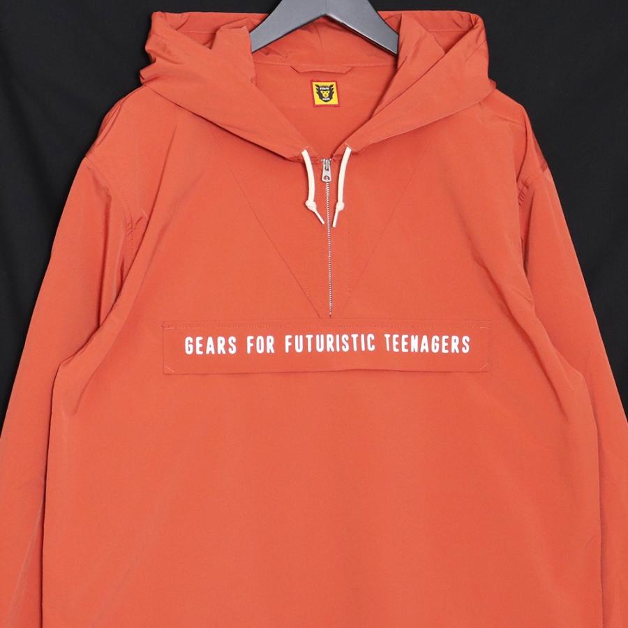 HUMAN MADE Half-Zip Anorak Sサイズ オレンジ HM-1365 ヒューマン  