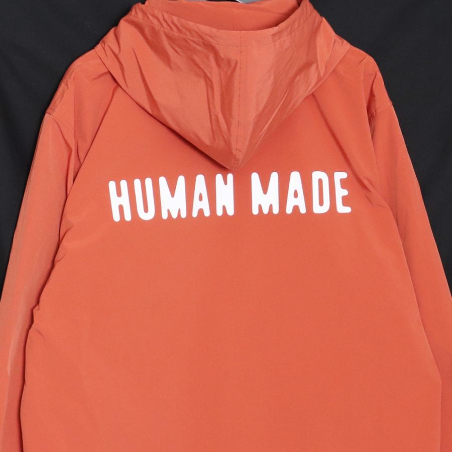 HUMAN MADE Half-Zip Anorak Sサイズ オレンジ HM-1365 ヒューマン  
