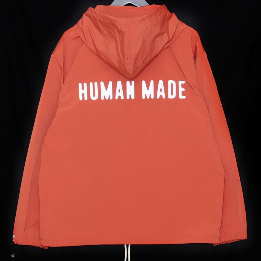 HUMAN MADE Half-Zip Anorak Sサイズ オレンジ HM-1365 ヒューマン 