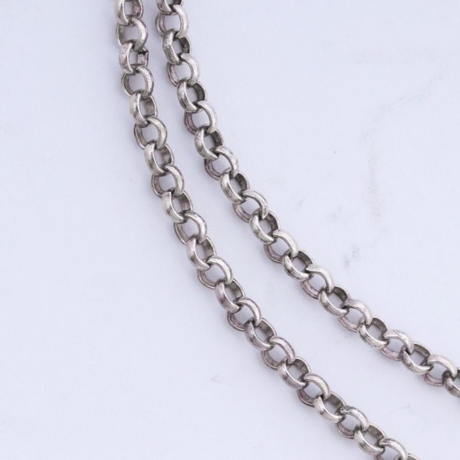 CHROME HEARTS ネックレス ロールチェーン 18インチ シルバー クロム 