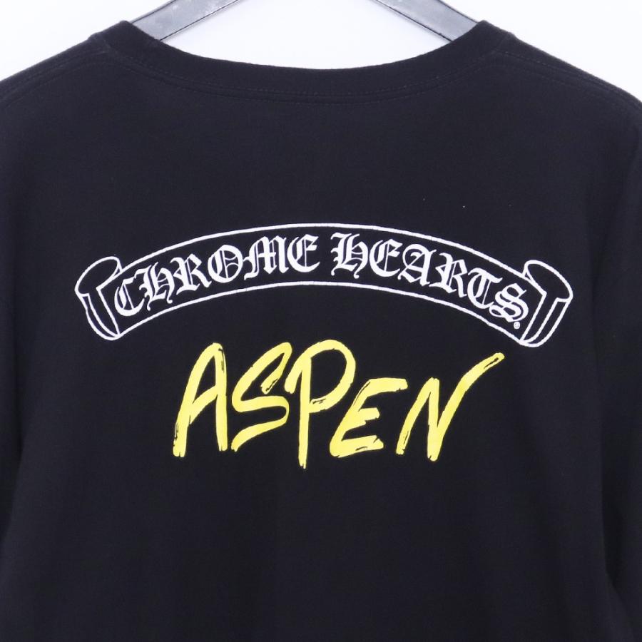 CHROME HEARTS アスペン限定バックラベルプリント L/S Tシャツ L