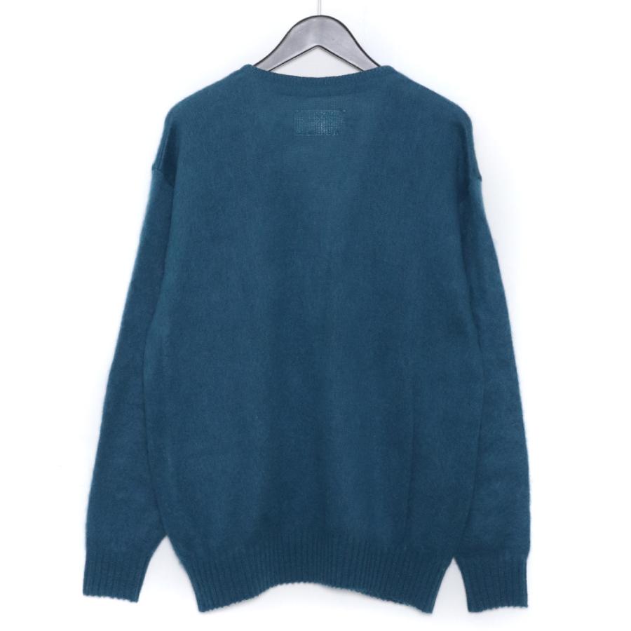 WACKO MARIA ワコマリア モヘアニットカーディガン M ブルー WACKO