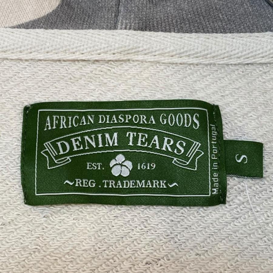 【Denim Tears】迷彩カモ コットンリース ジップフーディ DENIM TEARS 24AW CAMO COTTON WREATH ZIP HOODIE White Camo S