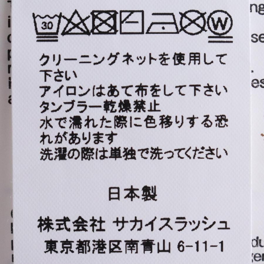 SACAI Bandana Print T-shirt サイズ2 ホワイト 22-02697M サカイ