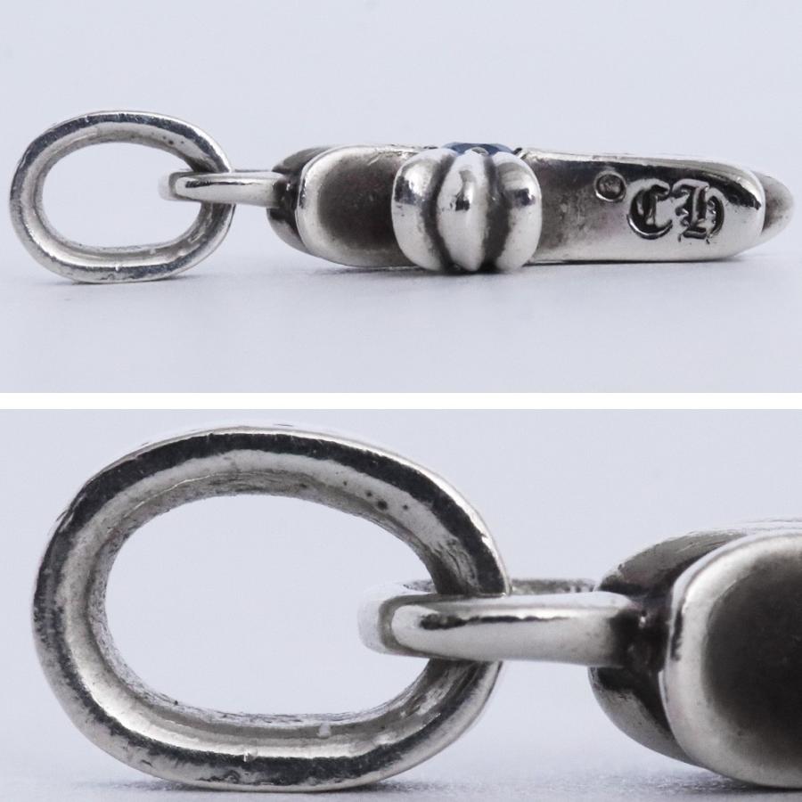 CHROME HEARTS CHクロスベビーファットチャーム with 2P ブルー
