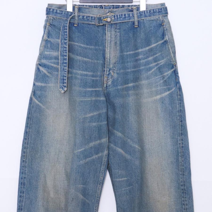 YOKO SAKAMOTO ヨーコサカモト 25ss ハーフパンツ YOKO SAKAMOTO BELTED TROUSERS Mサイズ インディゴ YS-25SS-12 ヨーコ