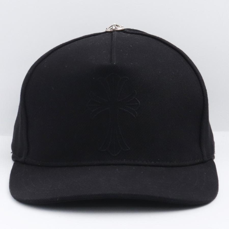 CHROME HEARTS ベースボールデニムキャップ クロス ブラック クロム 
