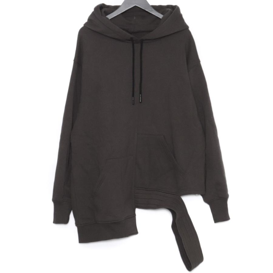 A.F ARTEFACT Asymmetry Sweat Hoodie サイズ1 ダークグレー AG-8021 