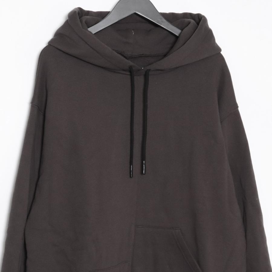 A.F ARTEFACT Asymmetry Sweat Hoodie サイズ1 ダークグレー AG-8021 