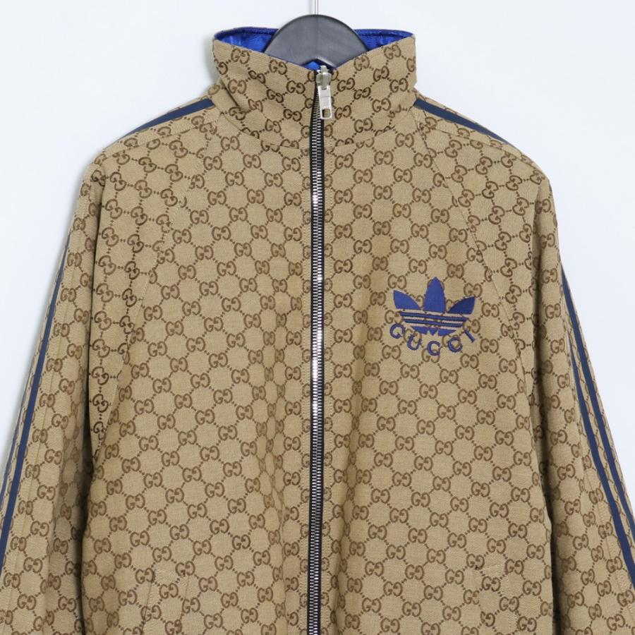 GUCCI × ADIDAS GGキャンバスリバーシブルジャケット サイズ36 GUCCI × ADIDAS GGキャンバスリバーシブルジャケット サイズ36