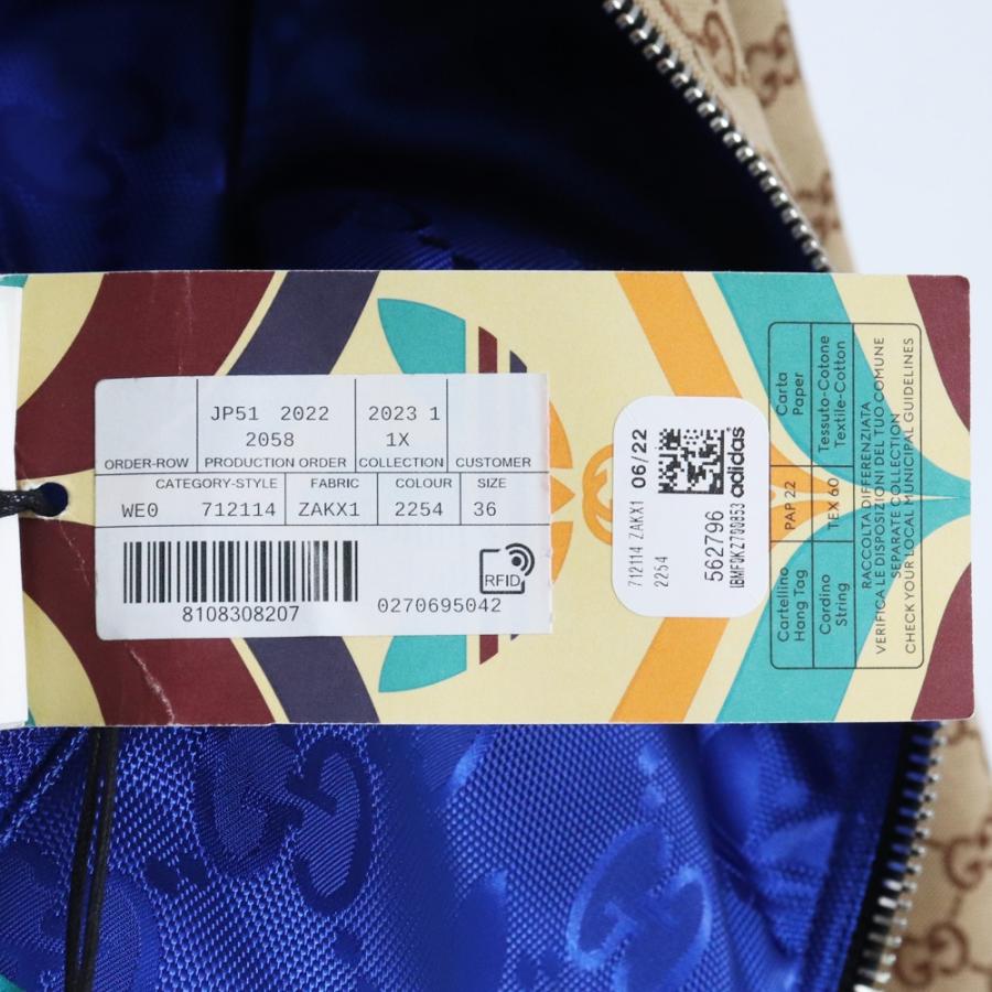 GUCCI × ADIDAS GGキャンバスリバーシブルジャケット サイズ36 GUCCI × ADIDAS GGキャンバスリバーシブルジャケット サイズ36