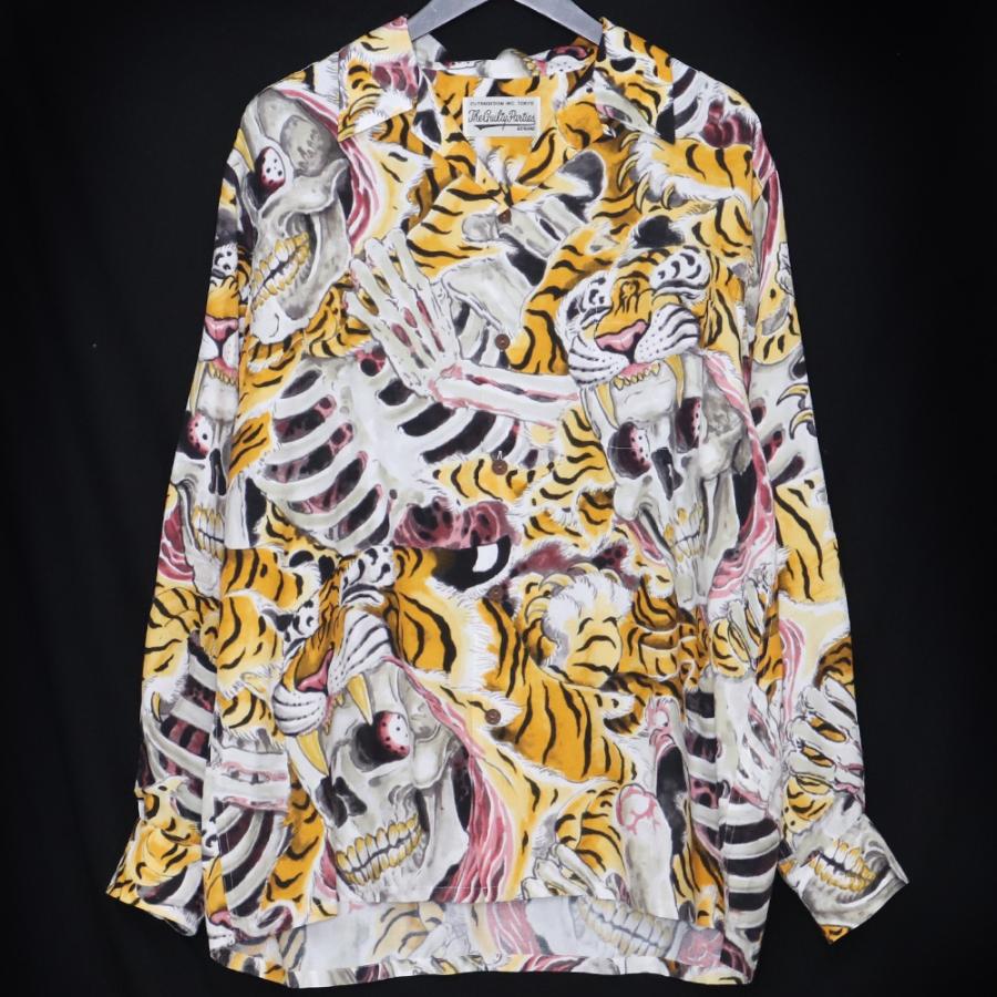 WACKO MARIA TIM LEHI HAWAIIAN SHIRT L/S TYPE-2 Mサイズ ホワイト