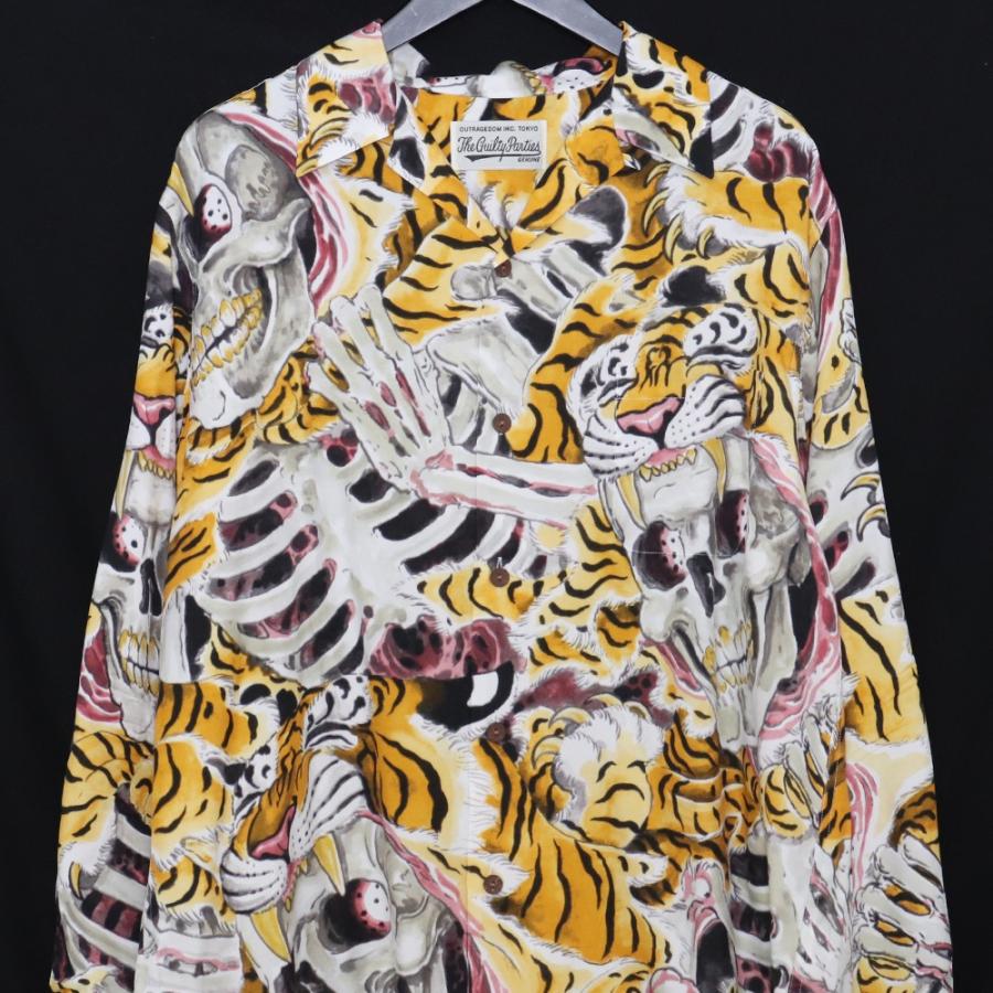 WACKO MARIA TIM LEHI HAWAIIAN SHIRT L/S TYPE-2 Mサイズ ホワイト