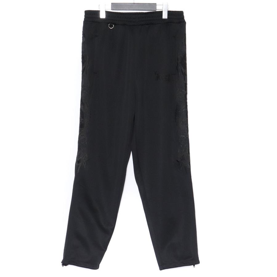 DOUBLET CHAOS EMBROIDERY TRACK PANTS Mサイズ ブラック 20SS20PT120 