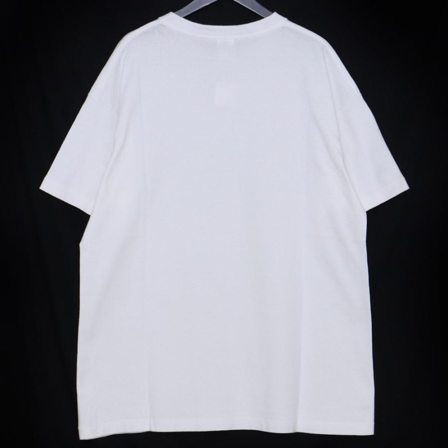 SAINT MICHAEL SS TEE RIBON WH+BU XLサイズ ホワイト SM-YS8