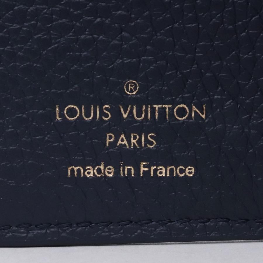LOUIS VUITTON ポルトフォイユ・クレア 二つ折り財布 ネイビー LOUIS VUITTON ポルトフォイユ・クレア 二つ折り財布 ネイビー