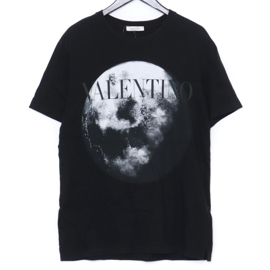 VALENTINO Moon Dust Printed T-shirt Lサイズ ブラック TV3MG05C614 