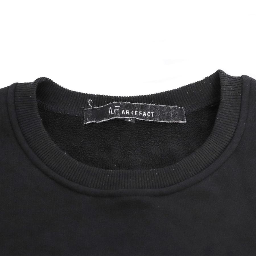 A.F ARTEFACT Bomber Heat Pullover サイズ2 ブラック エーエフ