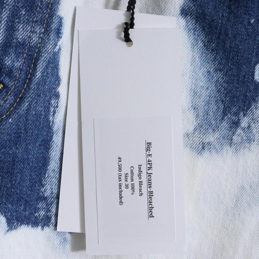 未使用 ENSOU. Big-E 4PK Jeans-Bleached Hand Bleach サイズ30 