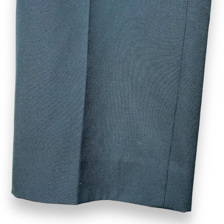 JIL SANDER 20SS ウールワイドレッグストレートパンツ サイズ44 グリーン JSMQ310501MQ20150001 ジルサンダー pants_3