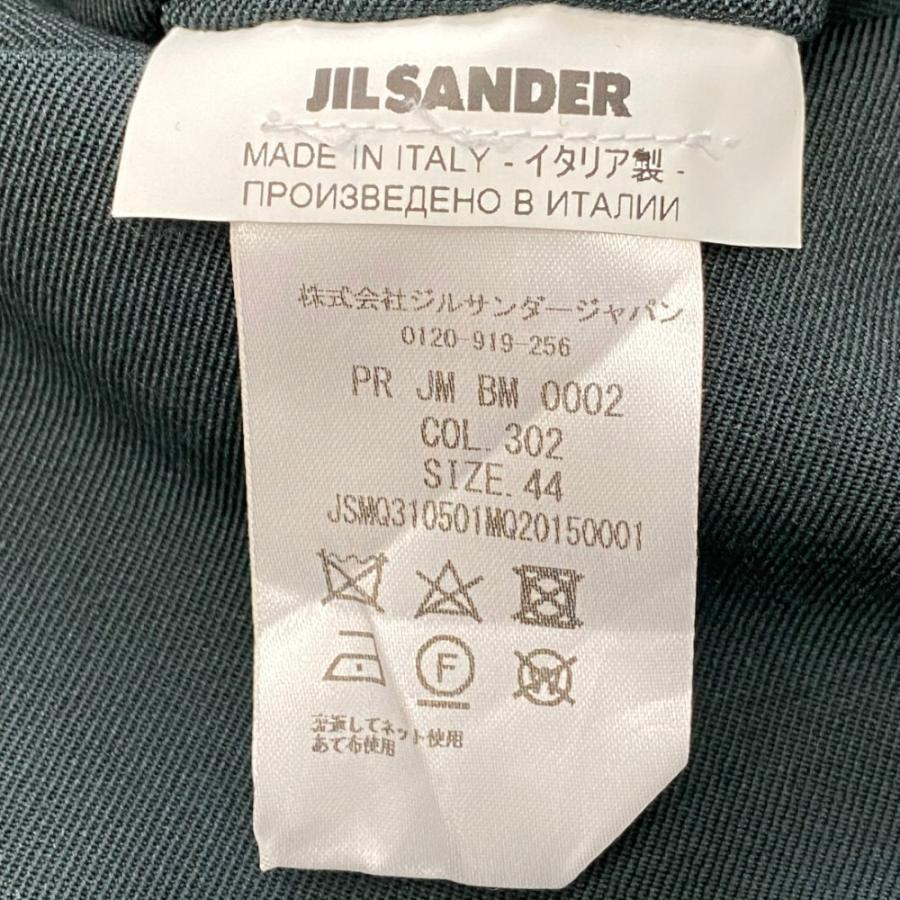 JIL SANDER 20SS ウールワイドレッグストレートパンツ サイズ44 グリーン JSMQ310501MQ20150001 ジルサンダー pants_5