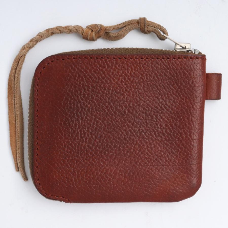 LARRY SMITH EMBOSSED L ZIPPER SHORT WALLET ブラウン LT-0122 LARRY SMITH EMBOSSED L ZIPPER SHORT WALLET ブラウン LT-0122