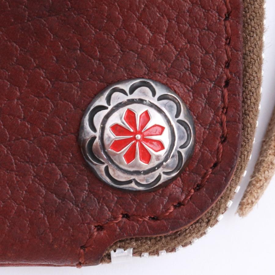 LARRY SMITH EMBOSSED L ZIPPER SHORT WALLET ブラウン LT-0122 LARRY SMITH EMBOSSED L ZIPPER SHORT WALLET ブラウン LT-0122