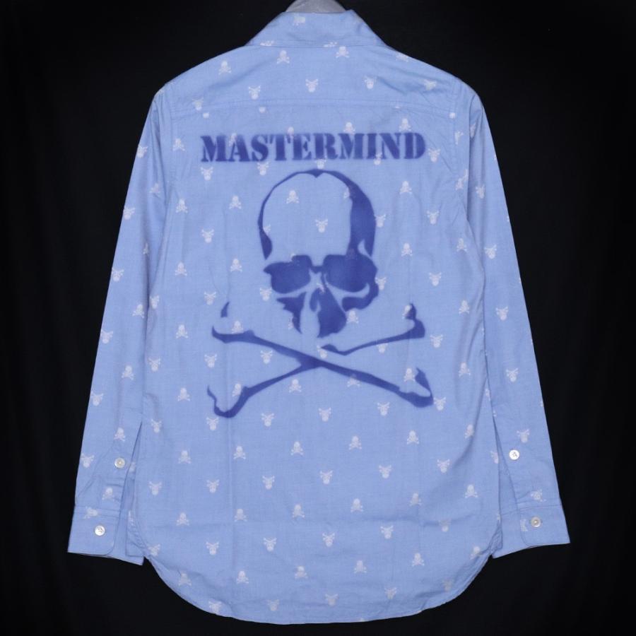 MASTERMIND JAPAN identity期 ジャガードスカル長袖シャツ XSサイズ