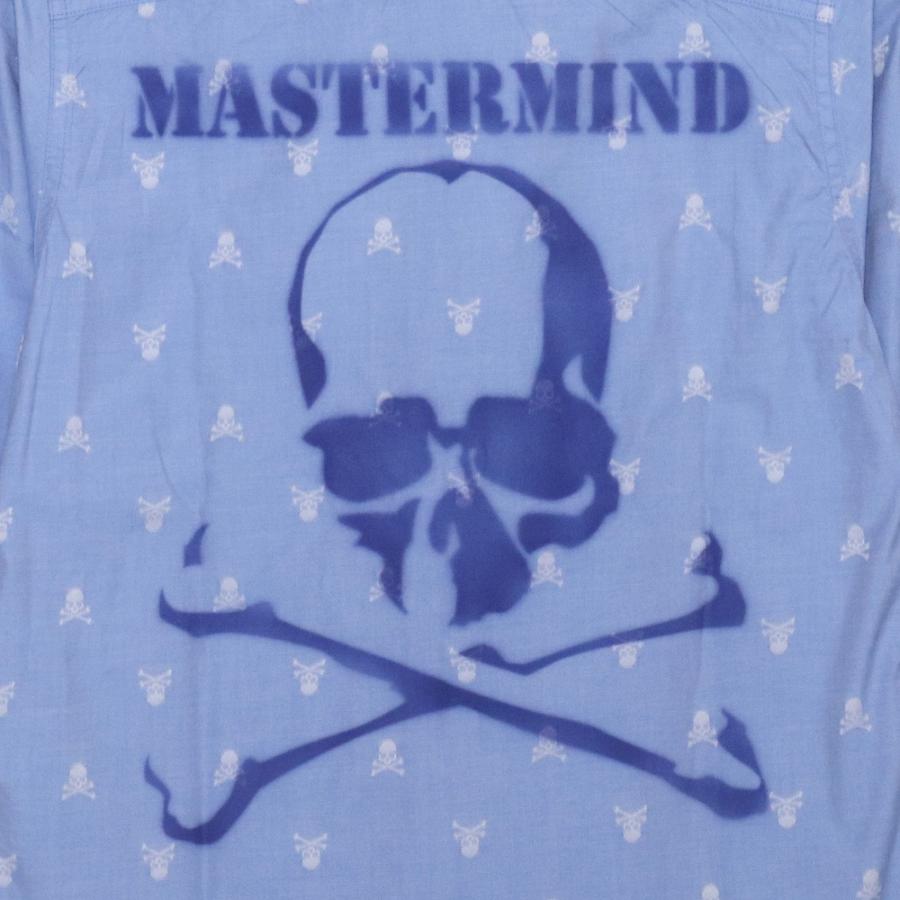 MASTERMIND JAPAN identity期 ジャガードスカル長袖シャツ XSサイズ