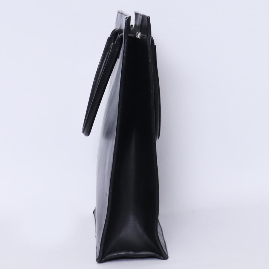 ANN DEMEULEMEESTER レザートートバッグ ブラック アンドゥムルメス