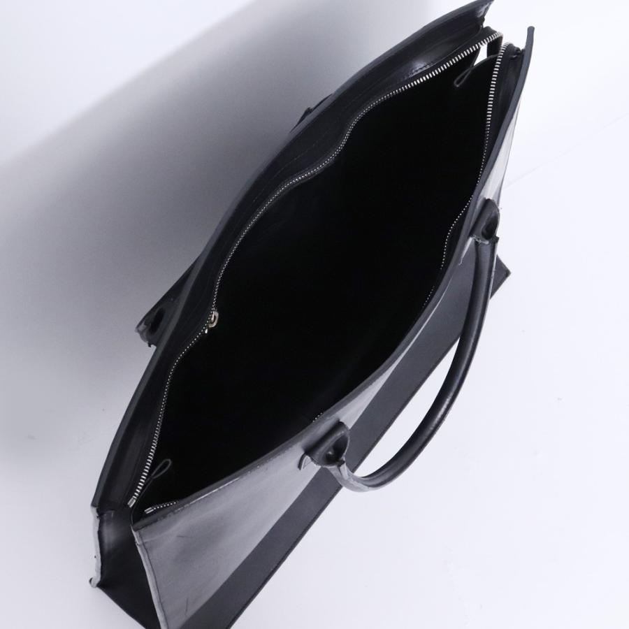 ANN DEMEULEMEESTER レザートートバッグ ブラック アンドゥムルメス