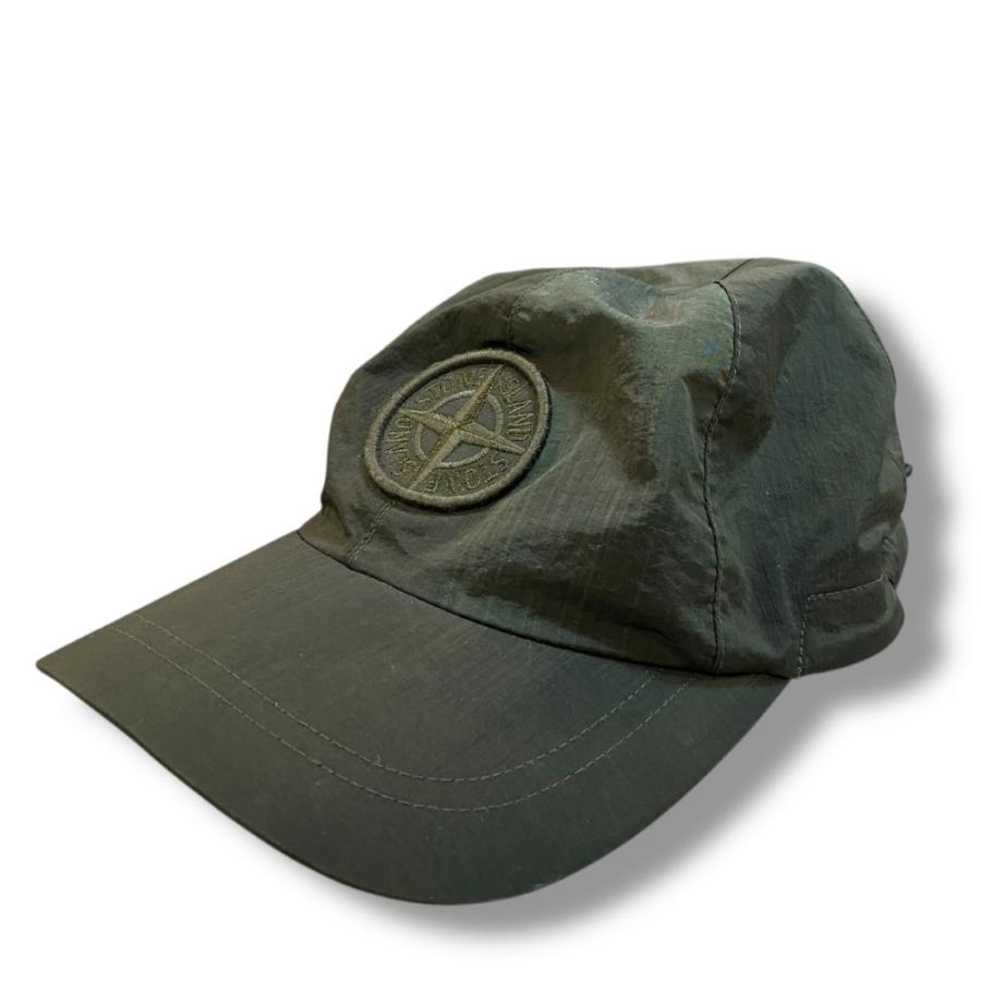 最終値下げ【未使用】ストーンアイランド　キャップ　ナイロンメタル　Lサイズ STONE ISLAND NYLON METAL IN ECONYL CAP Lサイズ カーキ 791599576