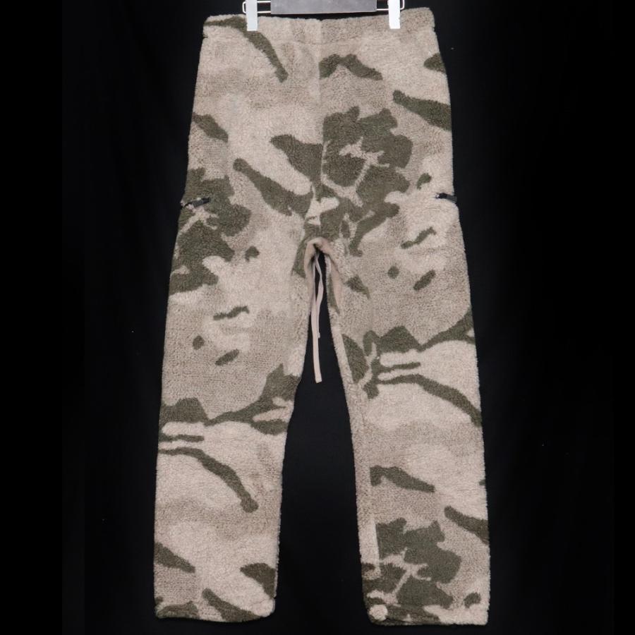 未使用 ESSENTIALS RELAXED POLAR FLEECE PANT Sサイズ カモフラ