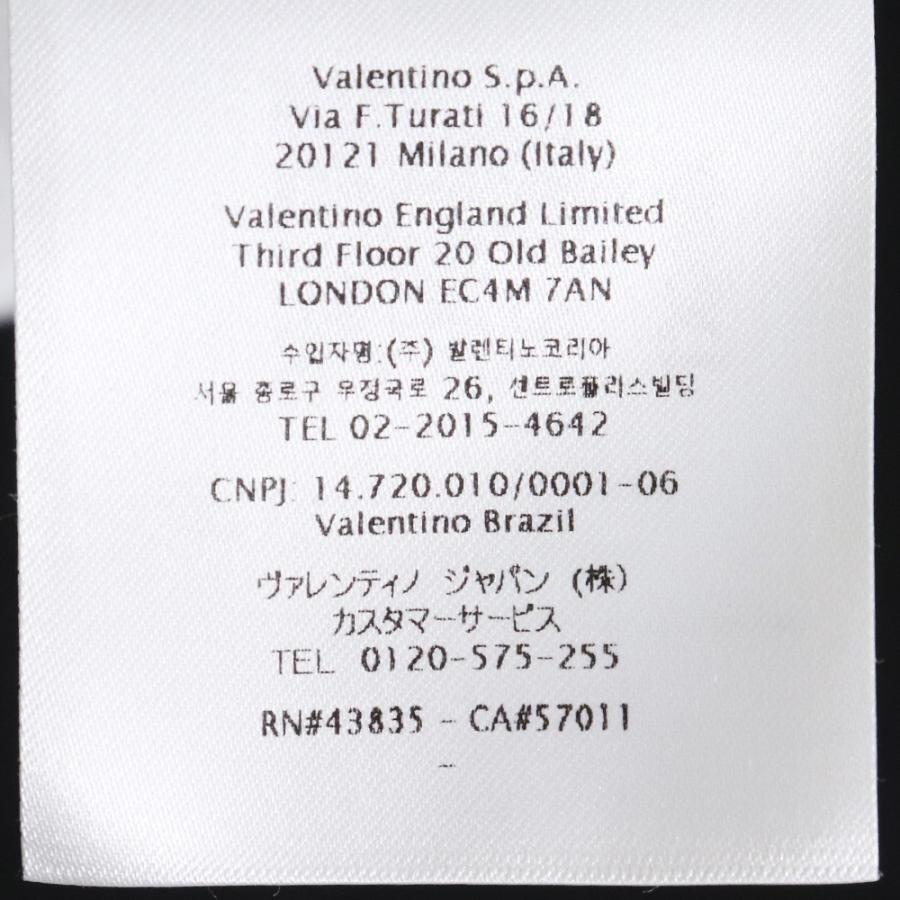 VALENTINO エンボスメタリックロゴTシャツ Mサイズ ホワイト XB3MG16J6WU ヴァレンティノ 半袖カットソー 22SS バレンティノ｜graiz｜06