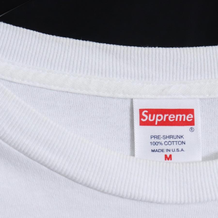 SUPREME Box Logo L/S Tee Mサイズ ホワイト シュプリーム