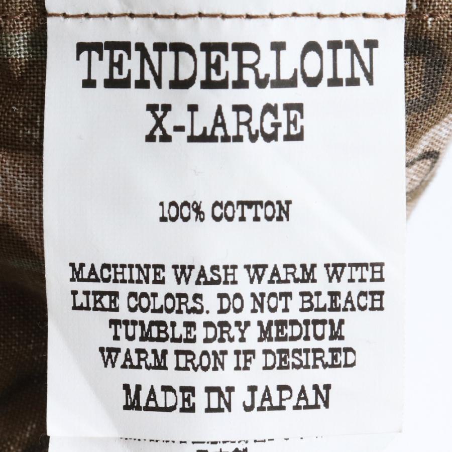 TENDERLOIN COTTON SHT PRINT AS S/S XLサイズ ブラウン テンダーロイン コットン半袖シャツ プリント｜graiz｜05