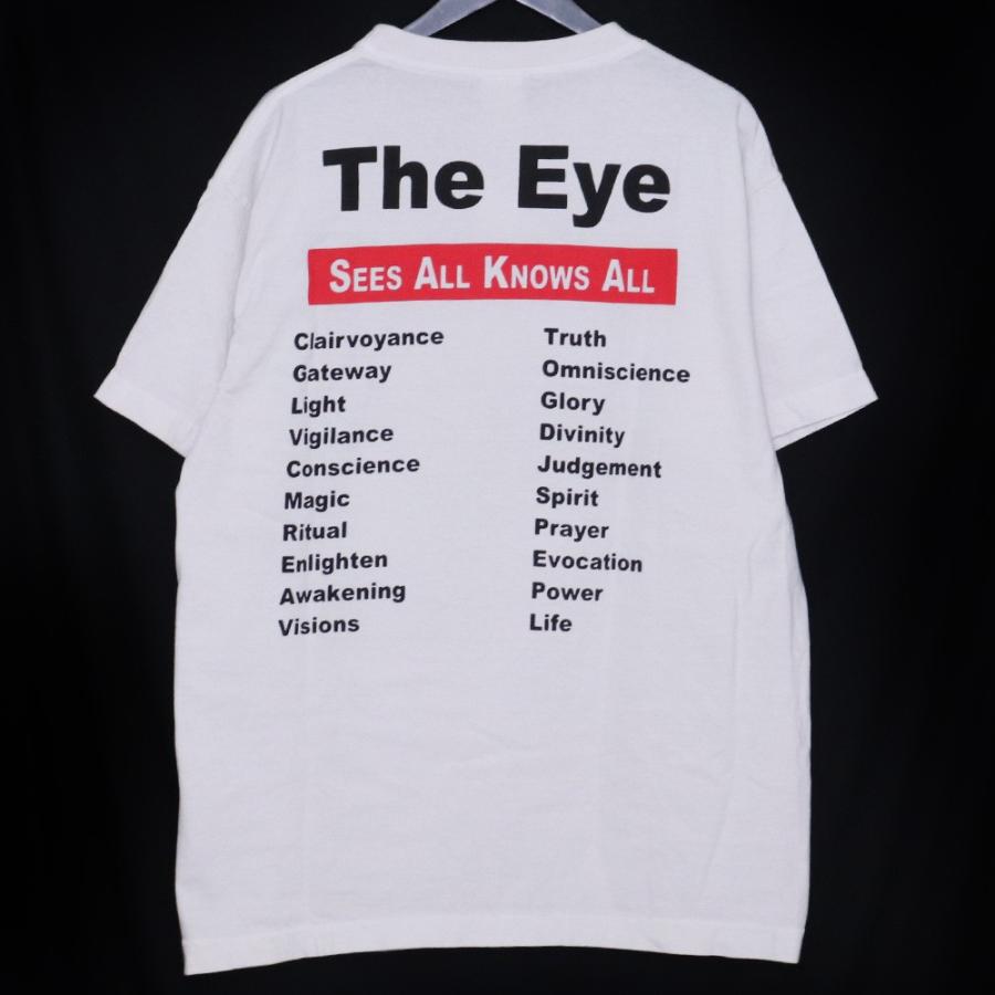 SAINT MICHAEL SS TEE eye WHITE Lサイズ ホワイト SM-S21-0000-003 