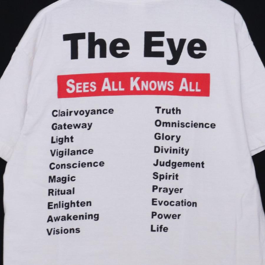 SAINT MICHAEL SS TEE eye WHITE Lサイズ ホワイト SM-S21-0000-003 