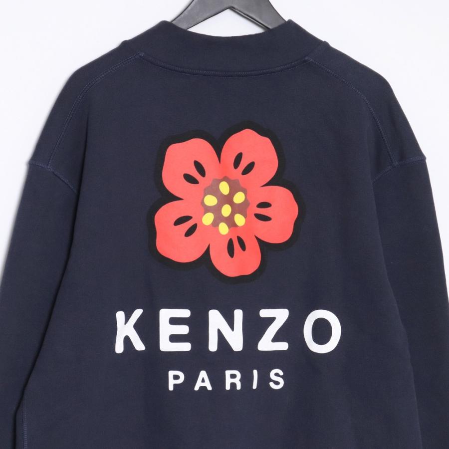 KENZO スウェットカーディガンLサイズBOKE FLOWER ネイビー