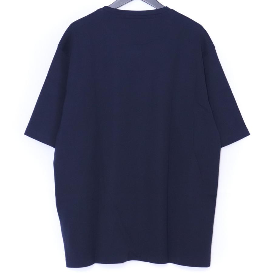 未使用 PRADA トライアングルロゴ Tシャツ XLサイズ ネイビー UJN861