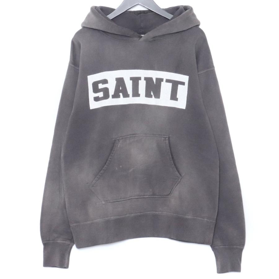 SAINT MICHAEL HOODIE SPANNER Lサイズ ブラック SM-A21-0000-036 