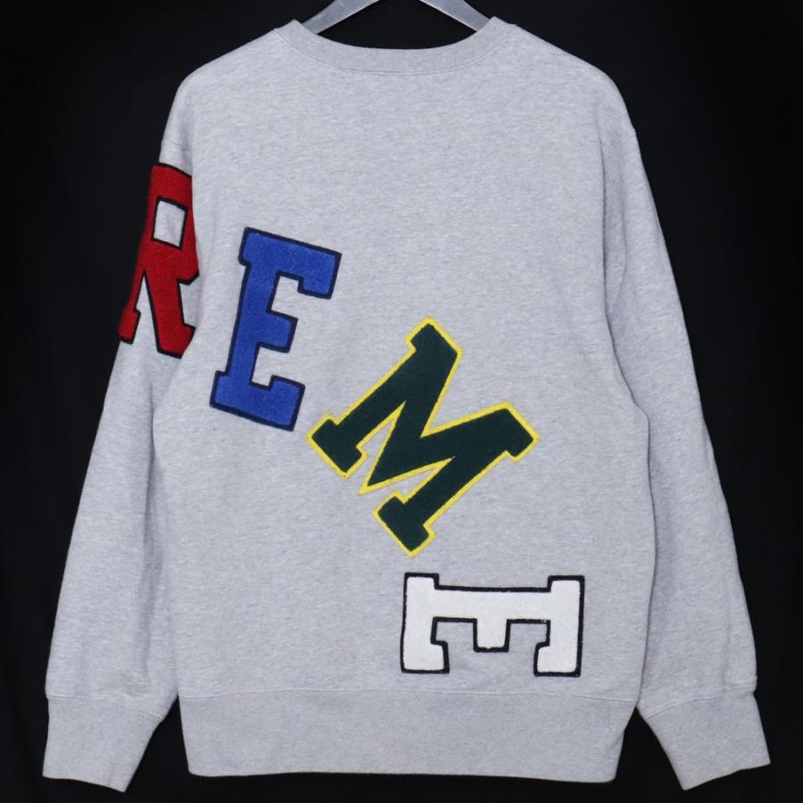 Supreme ビッグ アーチロゴ クルーネック size M SUPREME Big Arc Crewneck Mサイズ グレー シュプリーム ビッグ
