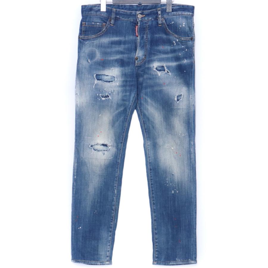 パンツ DSQUARED2 46 COOLGUY DSQUARED2 ディースクエアード フェイクレザーパンツ COOL GUY