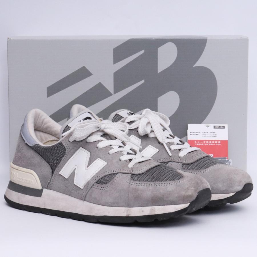 27cm NEW BALANCE 990V1 Made in U.S.A Gray スニーカー M990GR1