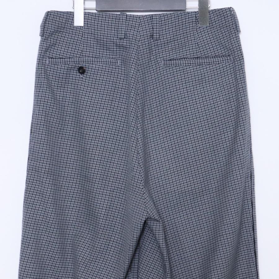 YOKE 1TUCK WIDE TROUSERS Sサイズ グレー YK19AW0048P ヨーク 1タック