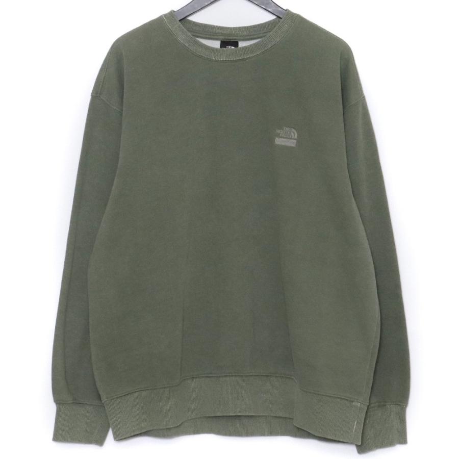 SUPREME × THE NORTH FACE Pigment Crewneck Lサイズ カーキ NT121021 