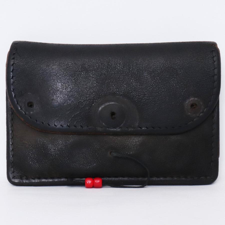 ジャンク！　ゴローズ　二つ折り財布 ジャンク品 GORO'S 中財布 ブラック ゴローズ 二つ折り